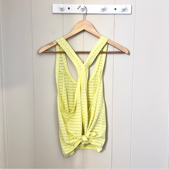 Zyia Nimbus Split Back Tank Yellow - Picture 4 of 9